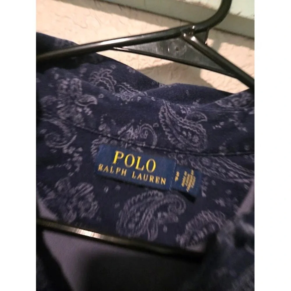 Polo Ralph Lauren Blue Paisley Polo